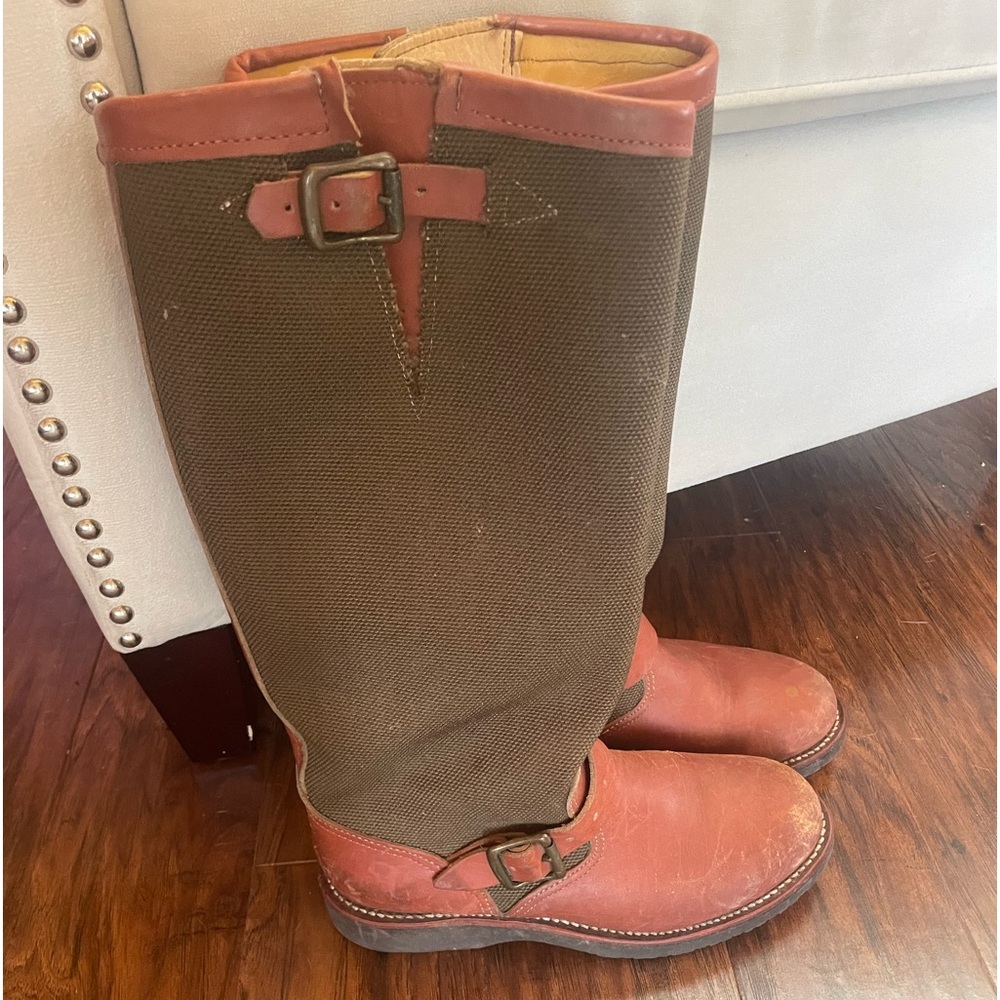 Chippewa Handcrafted Snake Boots, Ladies Size 7 W